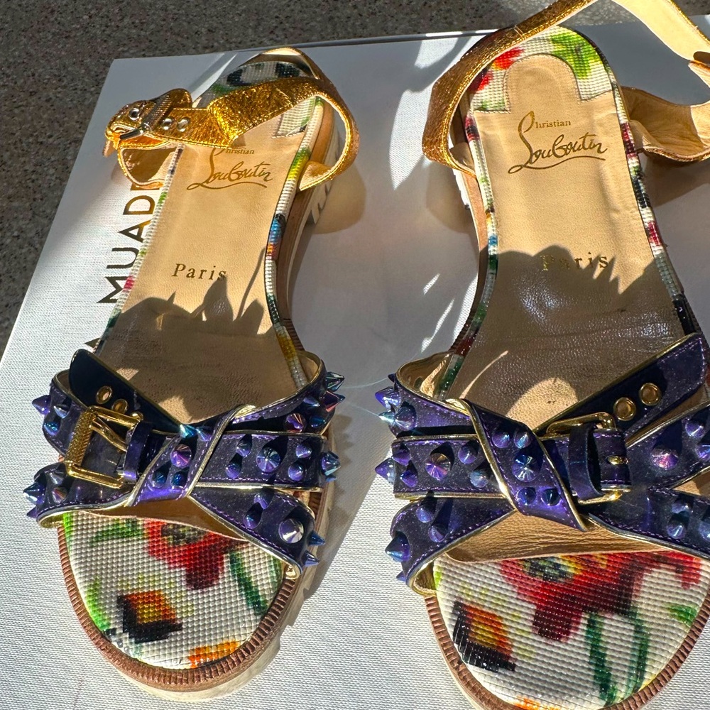 Christian Louboutin sandals size 7 1/2